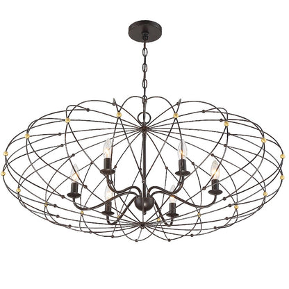 Zucca Chandelier, English Bronze