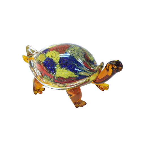 Dale Tiffany Tommy Turtle Handcrafted Art Glass Figurine - AS14062