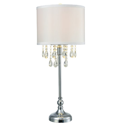 Dale Tiffany Heidi Crystal Table Lamp, Polished Chrome - GT15319LED