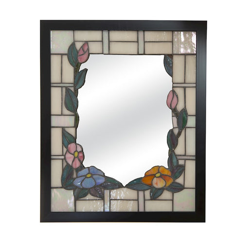 Dale Tiffany Floral Tiffany Framed Mirror - MIM043