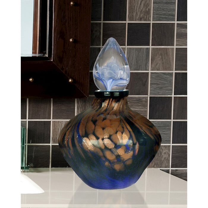 Dale Tiffany Cambridge Hand Blown Art Glass Perfume Bottle
