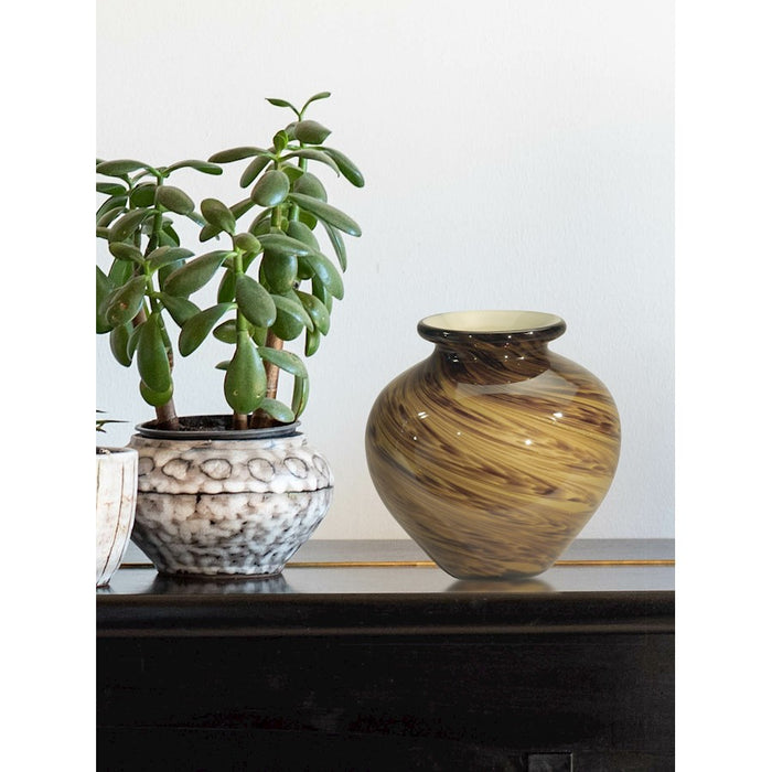 Dale Tiffany San Felipe Hand Blown Art Glass Vase
