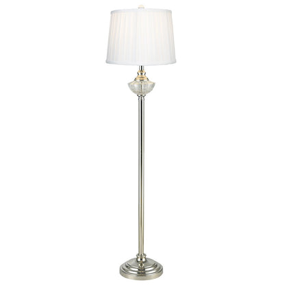 Dale Tiffany Leyla 24% Lead Crystal Floor Lamp, Polished Nickel - SGF17175F