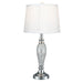 Dale Tiffany Vella 24% Lead Crystal Table Lamp, Polished Chrome - SGT17066F