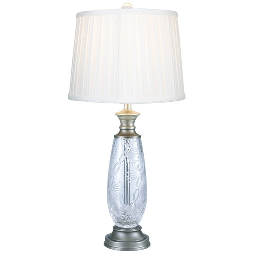 Dale Tiffany Impressionable Crystal Table Lamp, Antique Nickel - SGT17163F