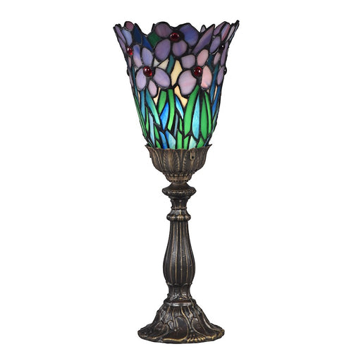 Dale Tiffany Meadowbrook Uplight Tiffany Accent Lamp, Antique Bronze - STA17006