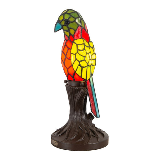 Dale Tiffany Parrot Perch Tiffany Accent Lamp, Antique Bronze - TA101129