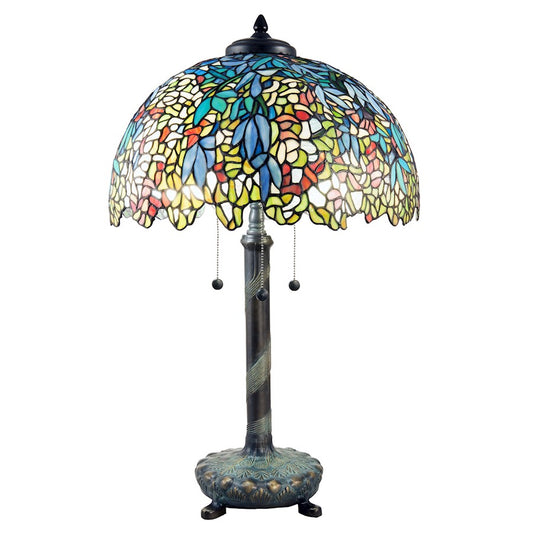 Dale Tiffany Jacques Laburnum Tiffany Table Lamp, Golden Bronze - TT18374