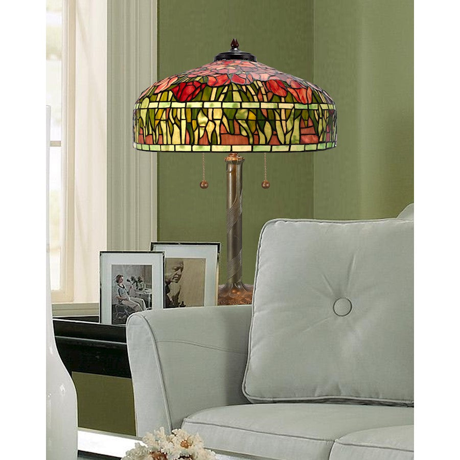 Arabella Tiffany Table Lamp, Antique Bronze