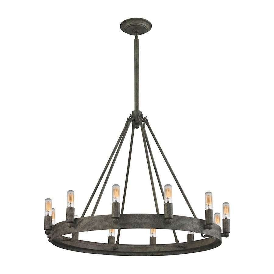 ELK Lighting Lewisburg 12-Light Chandelier, Malted Rust - 31821-12