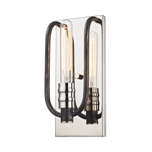 ELK Lighting Continuum 1-Light Sconce, Nickel and Silvered Graphite - 31900-1