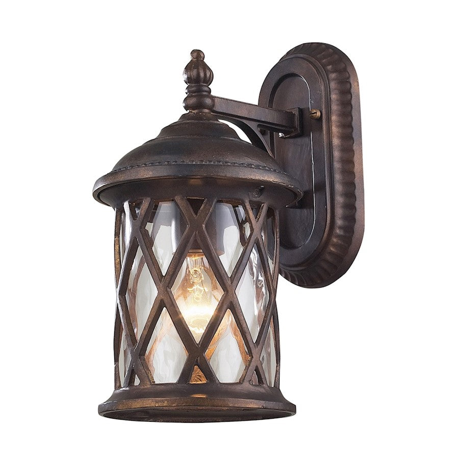 ELK Lighting Barrington Gate Large 1-LT Outdoor Wall Lantern, Hazelnut - 42035-1