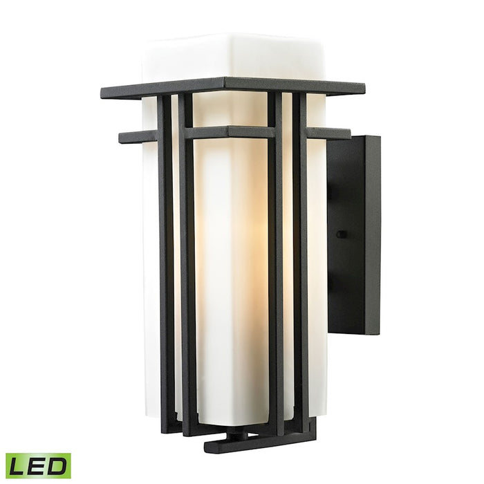 ELK Lighting Croftwell 1-Light Medium Outdoor Wall, Black, LED - 45086-1-LED