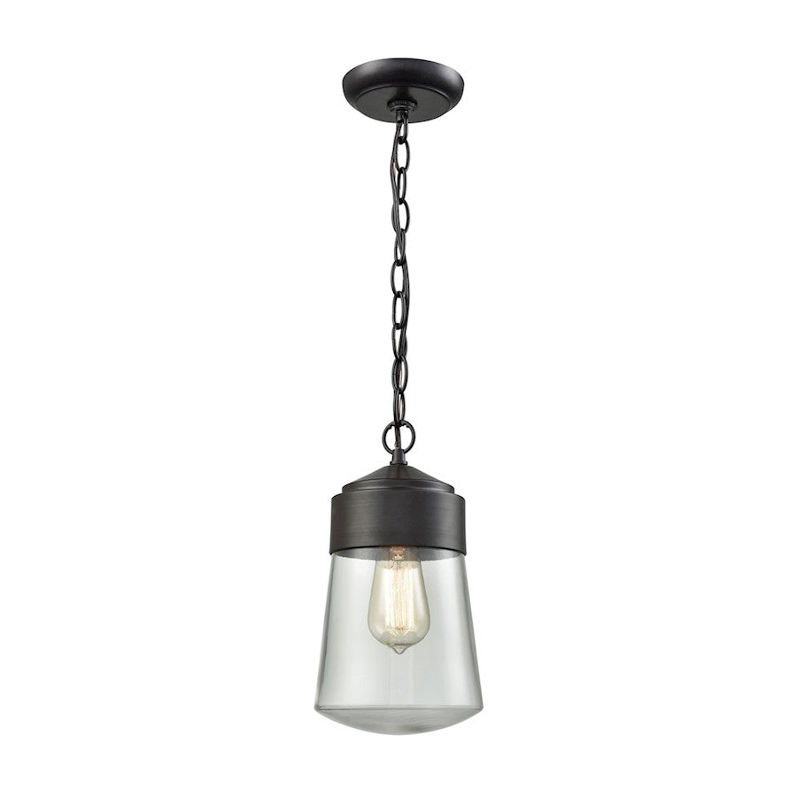 ELK Lighting Mullen Gate 1-Light Outdoor Pendant, Oil Rubbed Bronze - 45118-1