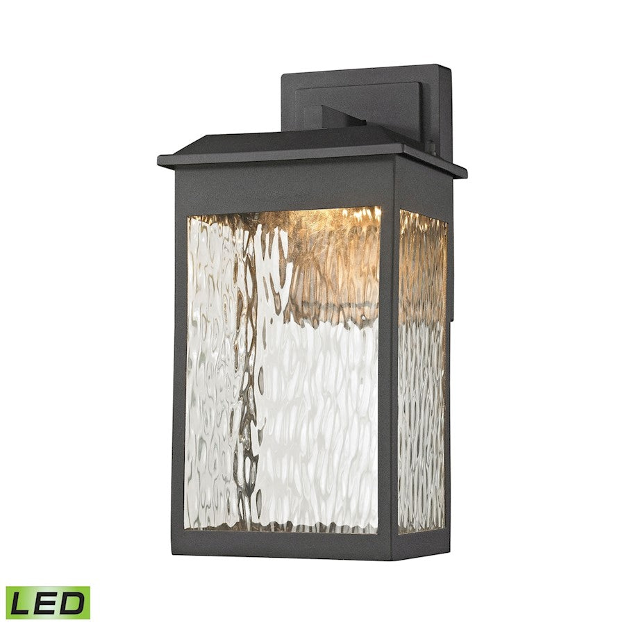 ELK Lighting Newcastle 1-Light Small Outdoor Wall, Black, LED - 45200-LED