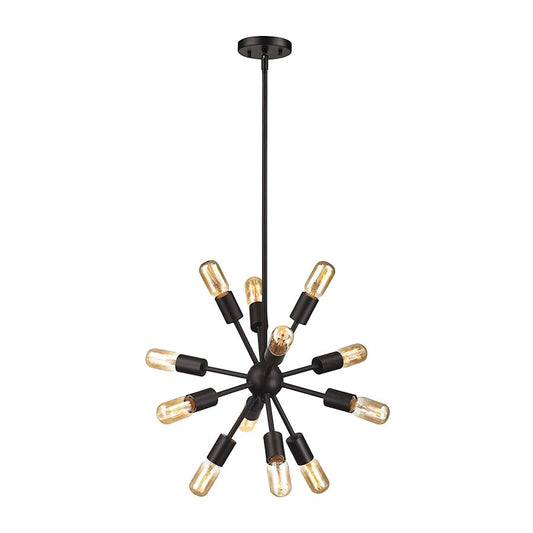 ELK Lighting Delphine 12-Light 16" Chandelier, Oil Rubbed Bronze - 46230-12