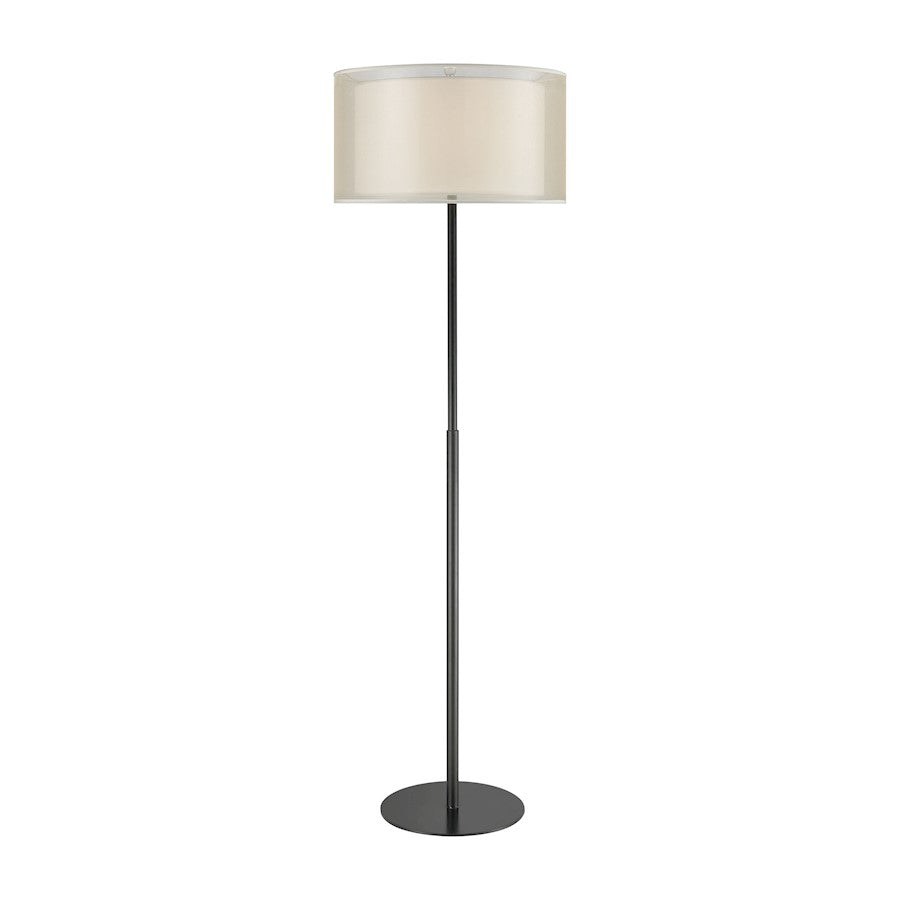 ELK Lighting Ashland Floor Lamp, Matte Black - 46265-1