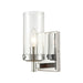 ELK Lighting Melinda 1-Light Vanity Light, Polished Chrome/Seedy Glass - 47301-1