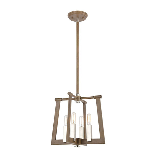 ELK Lighting Axis 13" 4-Light Pendant, Light Wood - 55052-4