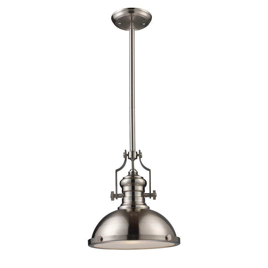 ELK Lighting Chadwick 1-LT 13" Pendant, Satin Nickel - 66124-1