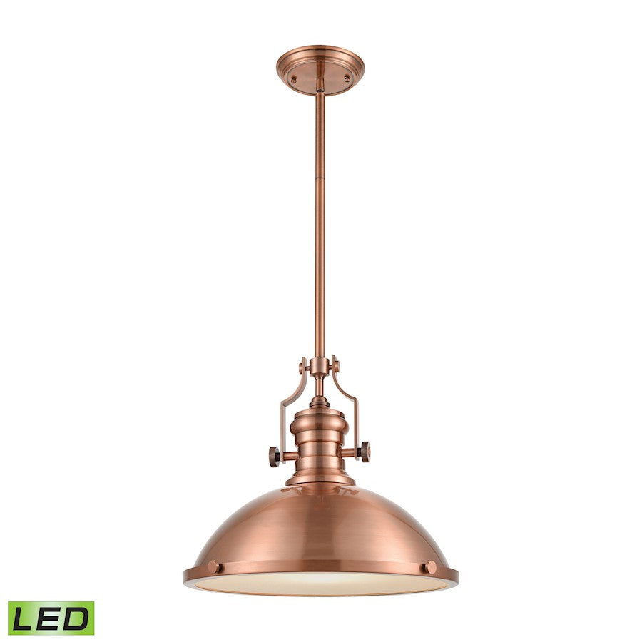 ELK Lighting Chadwick 1-Light 17" Pendant, Antique Copper, LED - 66148-1-LED