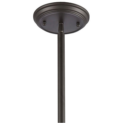 1 Light Mini Pendant, Zinc/Gray