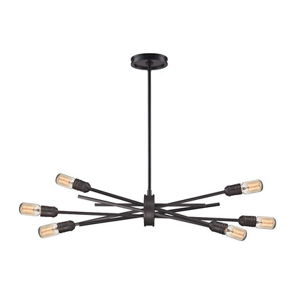 ELK Lighting Xenia 6-Light 31" Chandelier, Oil Rubbed Bronze - 66911-6