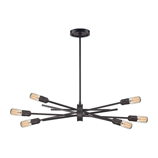 ELK Lighting Xenia 6-Light 31" Chandelier, Oil Rubbed Bronze - 66911-6