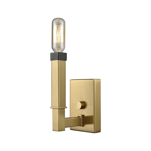 ELK Lighting Mandeville 1-Light Vanity Lamp, Bronze and Satin Brass - 67750-1