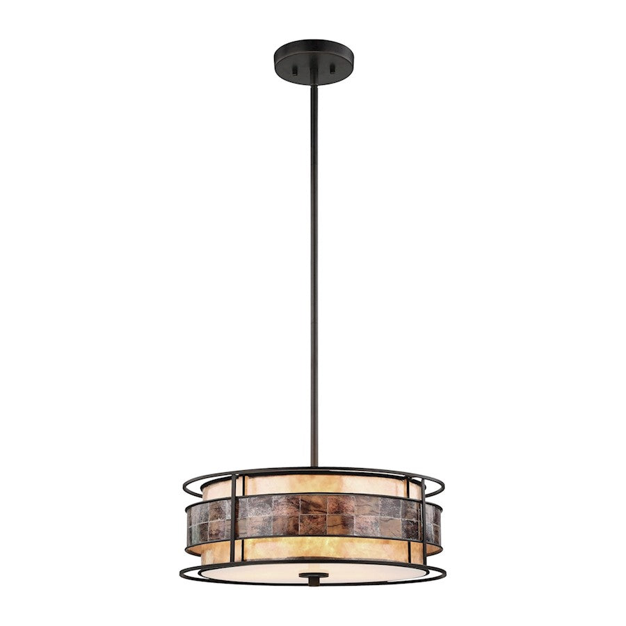 ELK Lighting Tremont 3-Light 18" Chandelier, Bronze/Brown - 70263-3