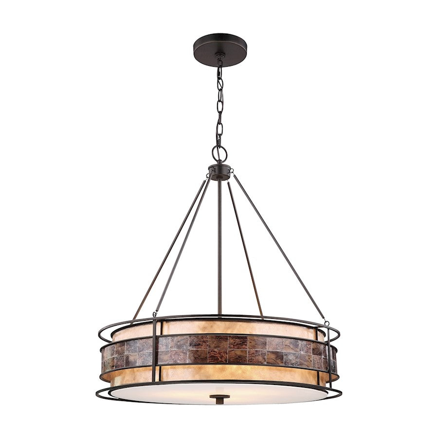 ELK Lighting Tremont 3-Light 24" Chandelier, Bronze/Brown - 70264-3