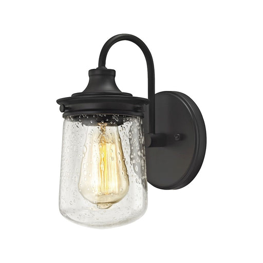 ELK Lighting Hamel 1-Light Vanity Lamp, Bronze/Clear Seedy Glass - 81210-1