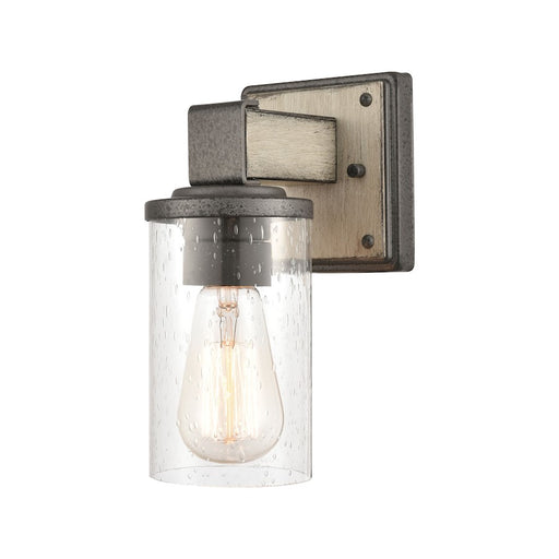 ELK Lighting Crenshaw 1-Light Vanity Light, Iron/Graywood/Seedy - 89140-1