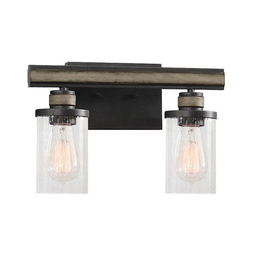 ELK Lighting Beaufort 2-Light Vanity Light, Iron/Graywood/Seedy - 89153-2