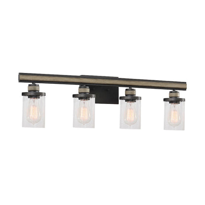 ELK Lighting Beaufort 4-Light Vanity Light, Iron/Graywood/Seedy - 89155-4