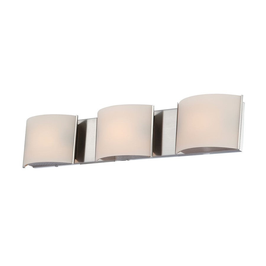 ELK Lighting Pandora 3-Light Vanity Sconce, Nickel/Opal Glass - BV6T3-10-16M