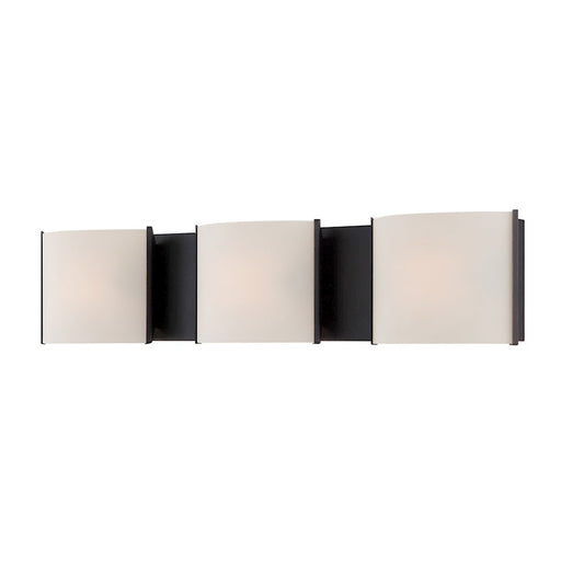 ELK Lighting Pandora 3-Light Vanity Sconce, Bronze/Opal Glass - BV6T3-10-45