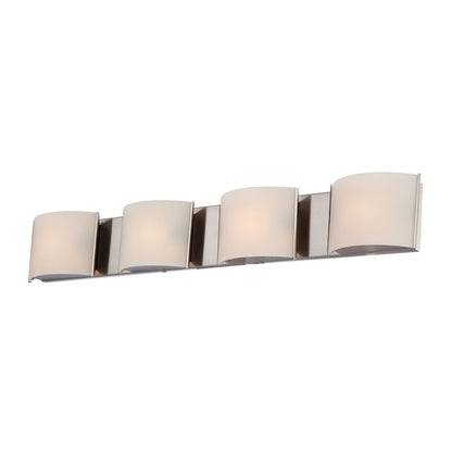 ELK Lighting Pandora 4-Light Vanity Sconce, Nickel/Opal Glass - BV6T4-10-16M