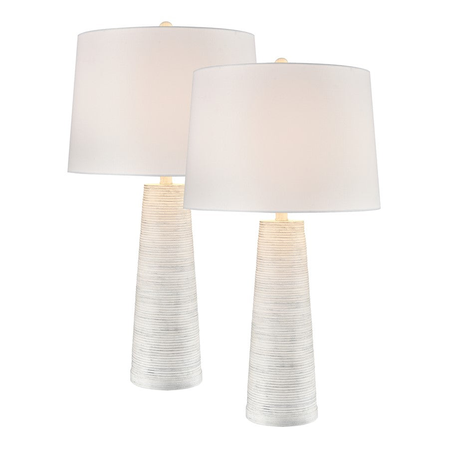 Elk Lighting Kent 31'' 1 Light Table Lamp, Set of 2, Gray/White - S0019-10288-S2