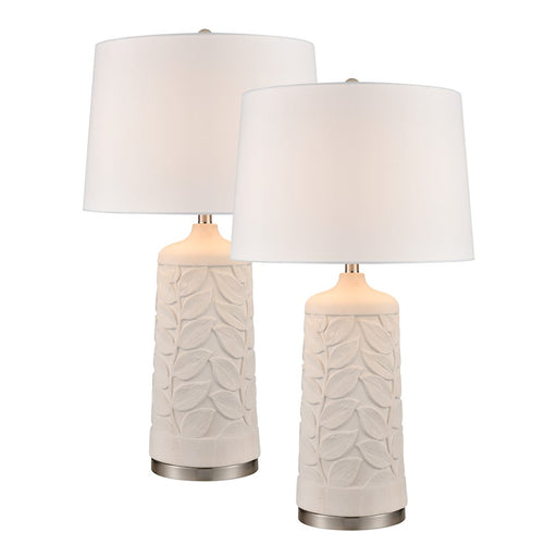 Elk Lighting Penny 32.5'' Table Lamp, Set of 2, White/White - S0019-10292-S2