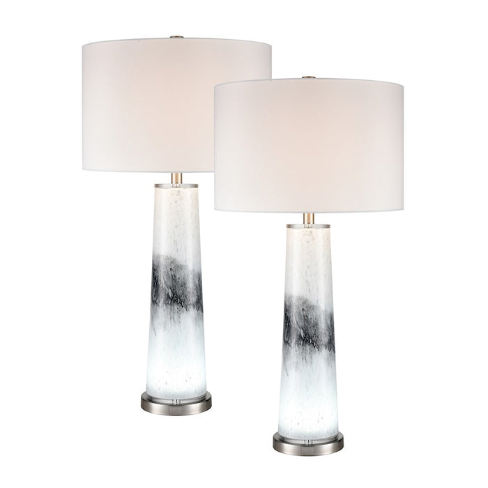 Elk Lighting Lyric 34'' Table Lamp, Set of 2, White/White - S0019-10302-S2