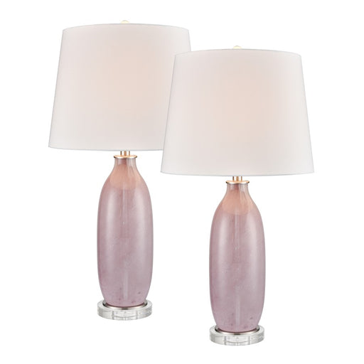 Elk Lighting Bede 31'' 1 Light Table Lamp, Set of 2, Pink/White - S0019-10307-S2