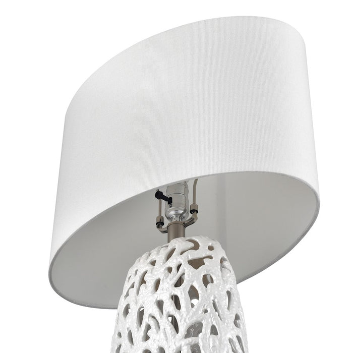 Elk Lighting Bowen 31.5'' Table Lamp, Set of 2, White/White