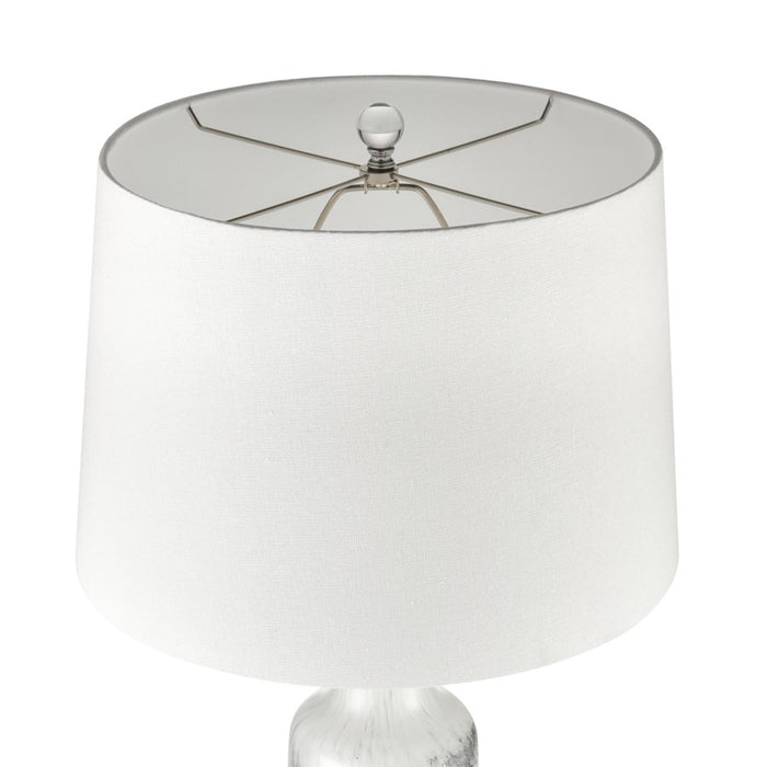Elk Lighting Abilene 1 Light Table Lamp, Set of 2, White/White