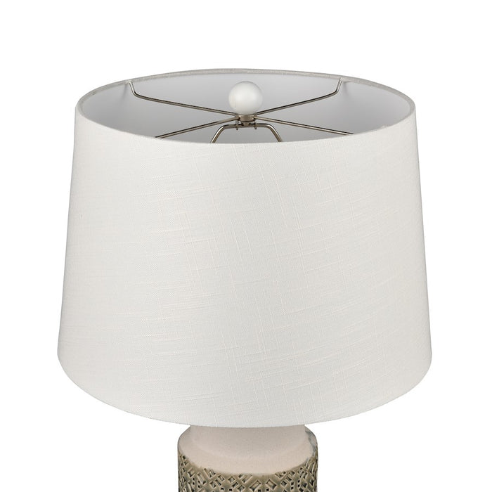 Elk Lighting Tula 30'' 1 Light Table Lamp, Set of 2, Gray/White