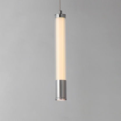 1 Light LED Pendant, Chrome