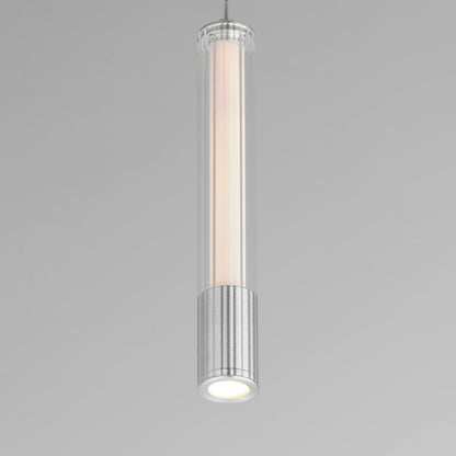 1 Light LED Pendant, Chrome