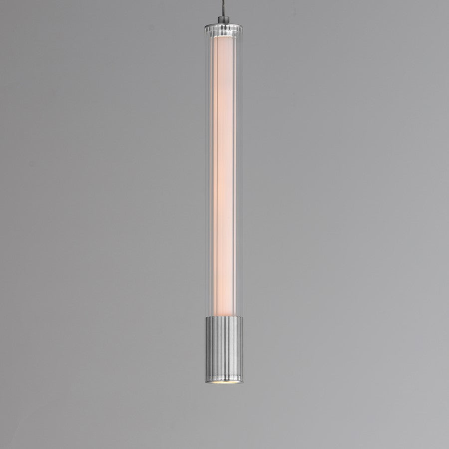 1 Light LED Pendant, Chrome