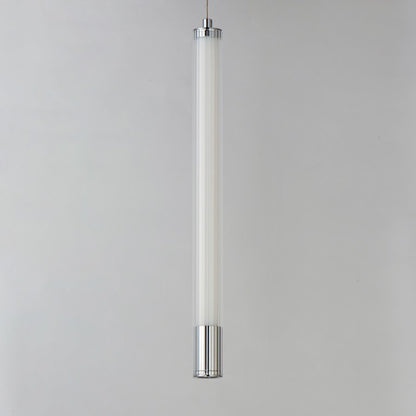 1 Light LED Pendant, Chrome