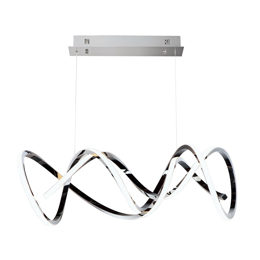 ET2 Lighting Signature LED Pendant, Black Chrome - E20468-BC